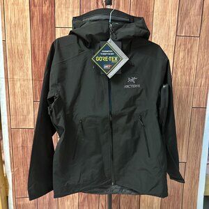 Arc'teryx Men's Black Hooded Jacket / Ski Jacket L
